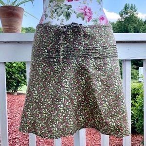 Floral Mini Skirt